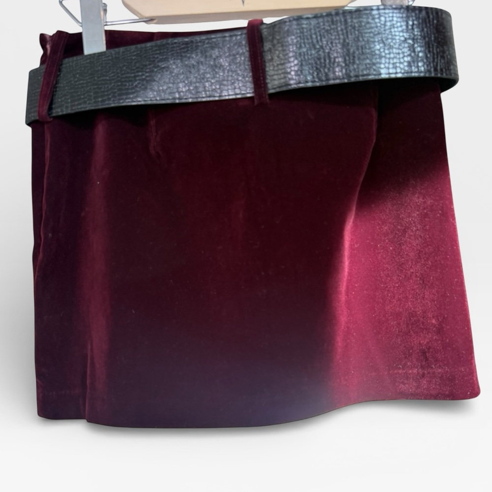 Commense SET Velvet Collared Jacket & Mini Skirt Set - Picture 11 of 16